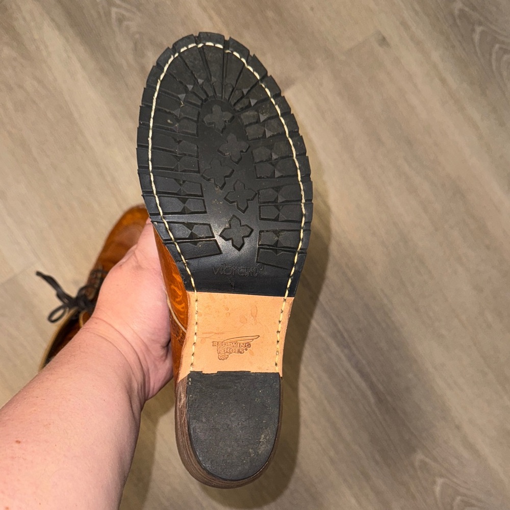 Red Wing Shoes Women's Brown Lace Up Boots - Picture 13 of 15